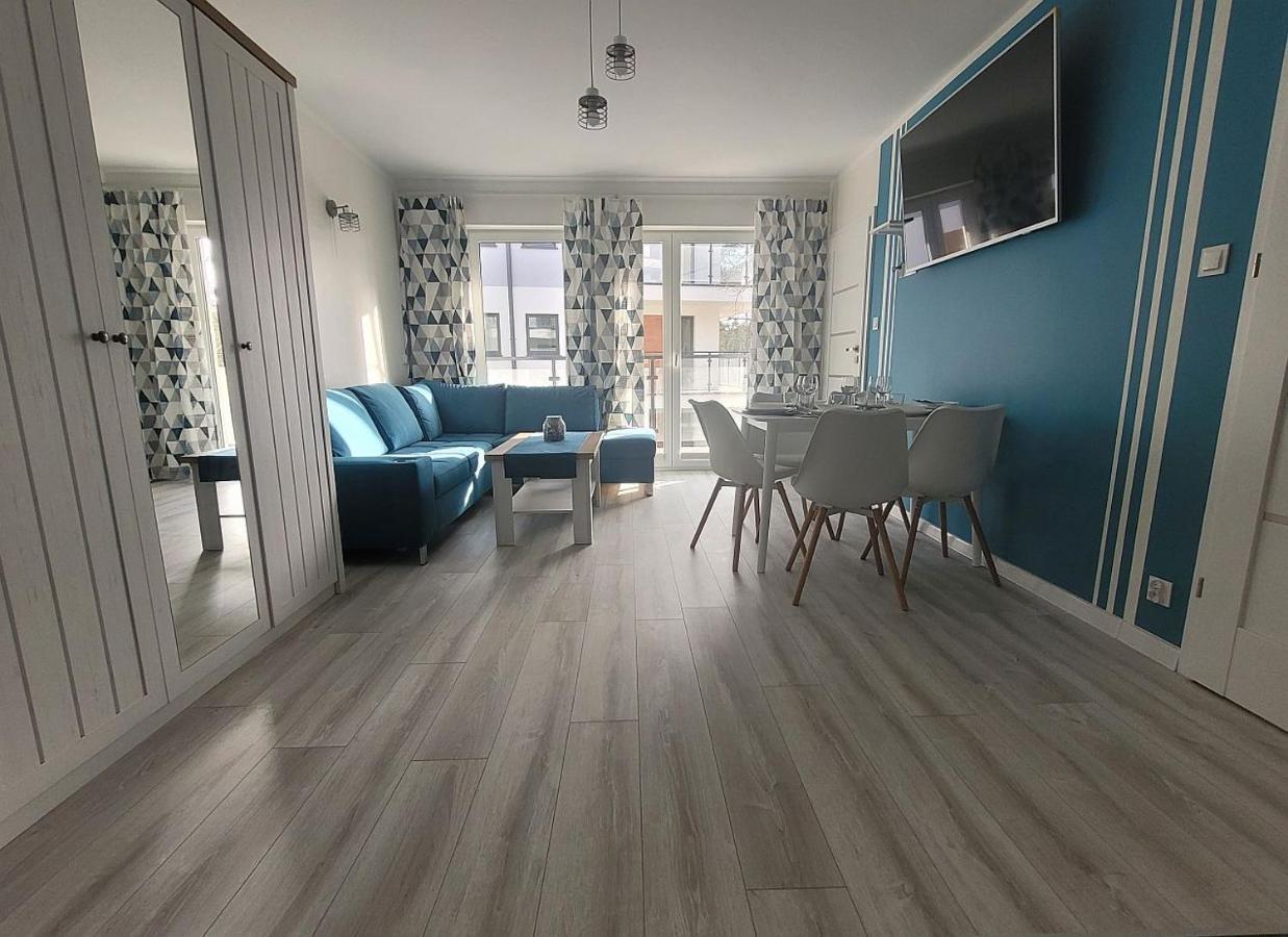 Pobierowo Baltic Apartament Turkusowy Eksteriør bilde