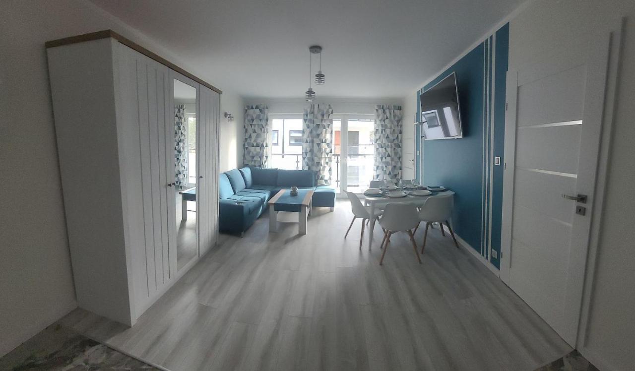 Pobierowo Baltic Apartament Turkusowy Eksteriør bilde