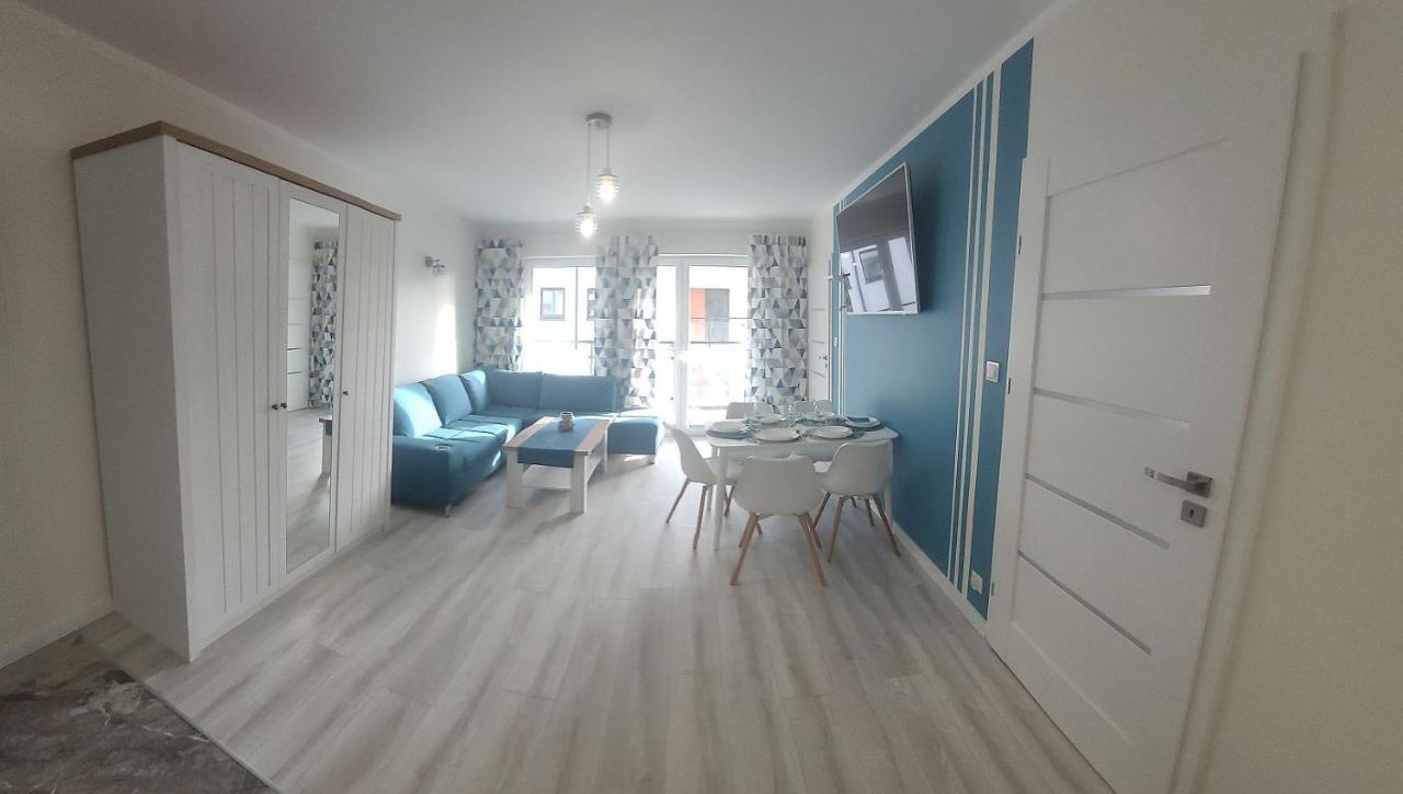 Pobierowo Baltic Apartament Turkusowy Eksteriør bilde