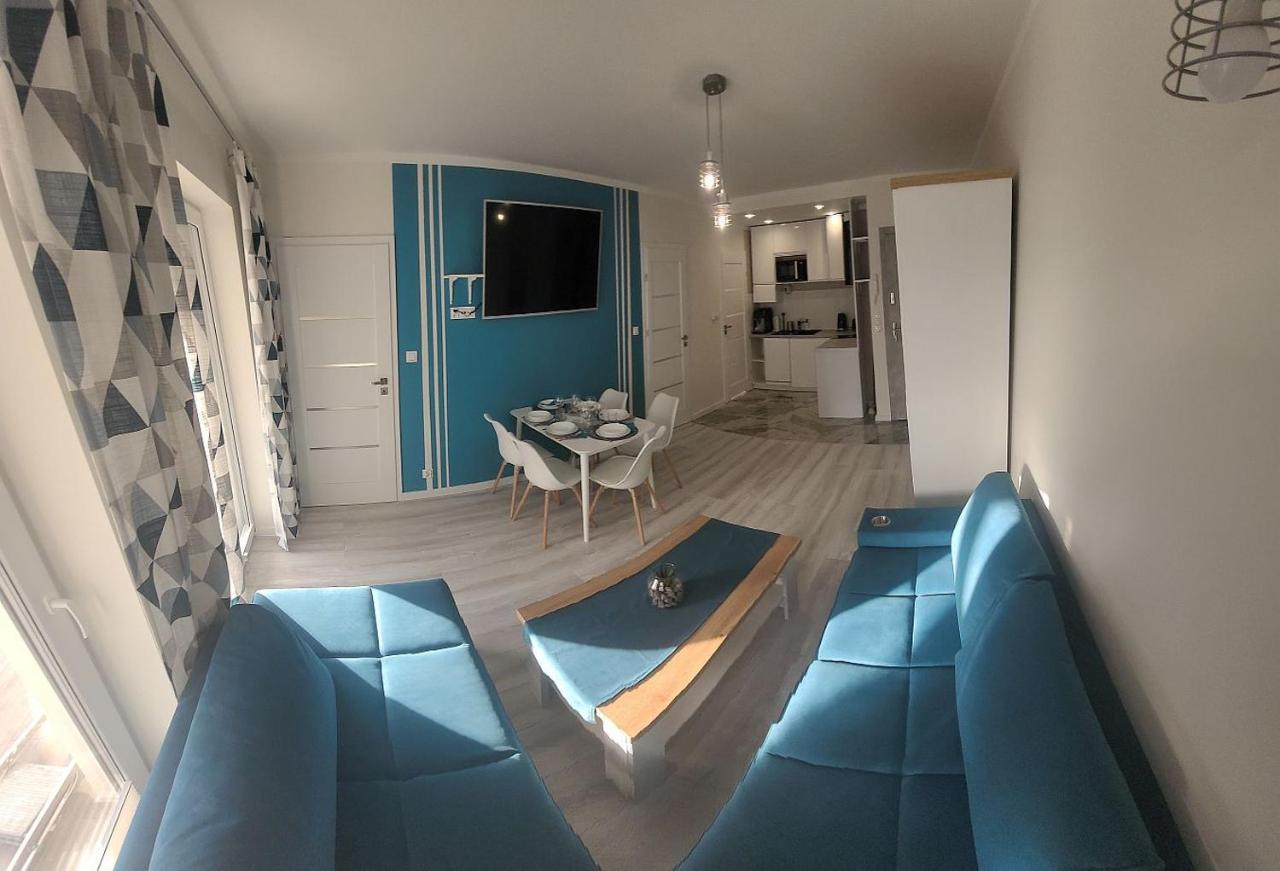 Pobierowo Baltic Apartament Turkusowy Eksteriør bilde