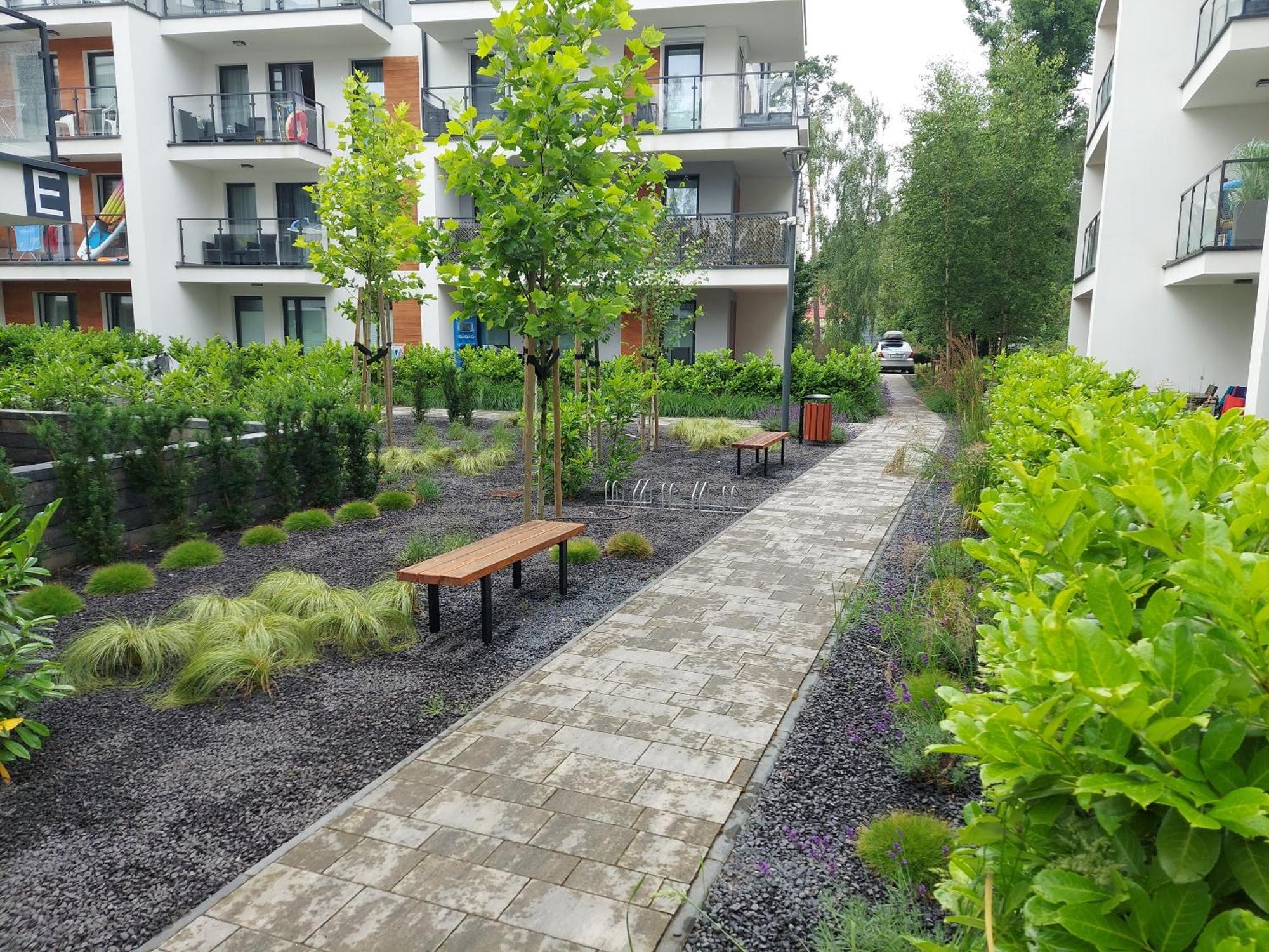 Pobierowo Baltic Apartament Turkusowy Eksteriør bilde